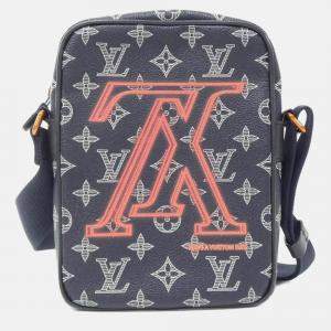 Pre Owned Louis Vuitton Danube Ink Upside Down Monogram Canvas Shoulder Bag