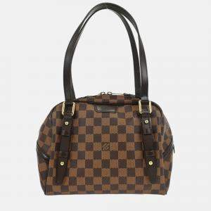 Pre Owned Louis Vuitton Rivington PM Damier Ebene Coated Canvas Shoulder Bag