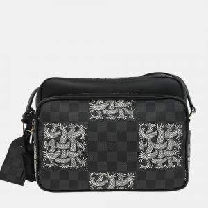 Pre Owned Louis Vuitton Nile PM Damier Graphite Shoulder Bag