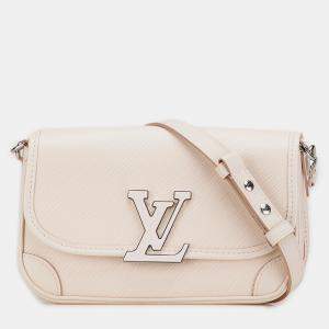 Pre Owned Louis Vuitton White Epi Buci
