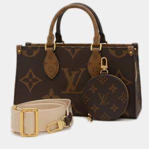 Pre Owned Louis Vuitton OnTheGo EW Black Shoulder Bag