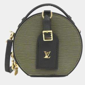 Pre Owned Louis Vuitton Boite Chapeau Mini Epi Leather Shoulder Bag