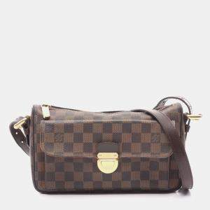 Pre Owned Louis Vuitton Ravello GM Damier Ebene Canvas Shoulder Bag