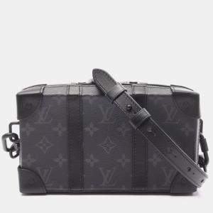 Pre Owned Louis Vuitton Soft Trunk Monogram Eclipse Crossbody Bag
