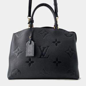 Pre Owned Louis Vuitton Grand Palais MM Noir Monogram Empreinte Leather Bag