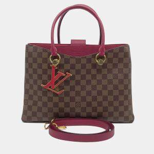 Pre Owned Louis Vuitton Brown PVC Damier Riverside Bag
