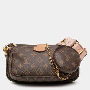 Pre Owned Louis Vuitton Brown Monogram Multi Pochette Accessoires