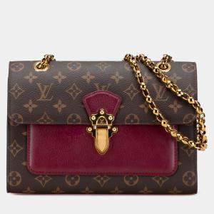 Pre Owned Louis Vuitton Brown Monogram Victoire