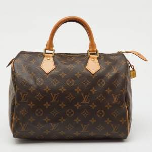 Pre Owned Louis Vuitton Monogram Canvas Speedy 30 Bag
