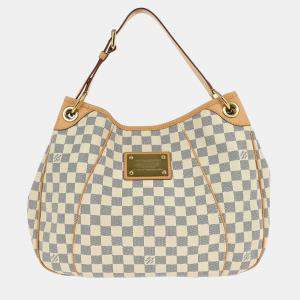 Pre Owned Louis Vuitton Damier Azur Galliera PM Shoulder Bag