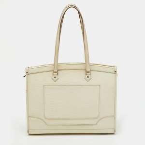 Pre Owned Louis Vuitton Ivorie Epi Leather Madeleine GM Bag