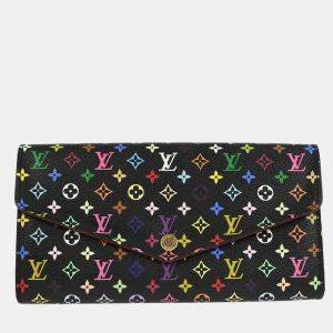Pre Owned Louis Vuitton Multicolor Portefeuille Sarah Wallet