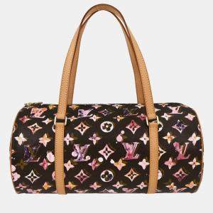 Pre Owned Louis Vuitton Monogram Watercolor Papillon 30 Handbag