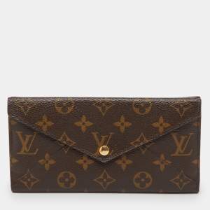 Pre Owned Louis Vuitton Monogram Canvas Long Origami Wallet