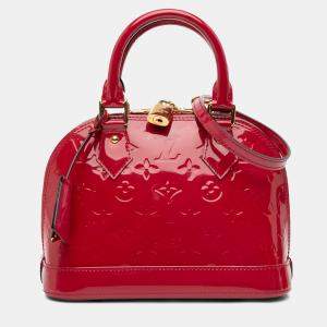 Pre Owned Louis Vuitton Monogram Vernis Alma BB Bag
