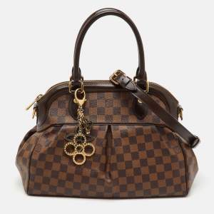 Pre Owned Louis Vuitton Damier Ebene Canvas Trevi PM Bag