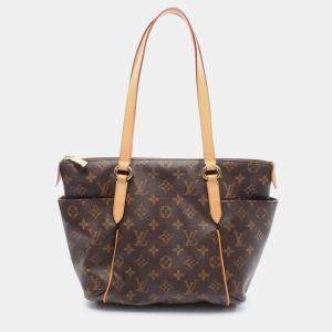 Pre Owned Louis Vuitton Brown Monogram Totally PM