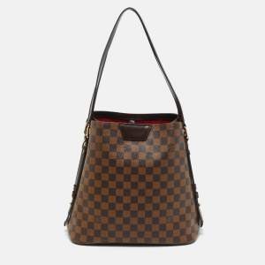 Pre Owned Louis Vuitton Damier Ebene Canvas Cabas Rivington GM Bag