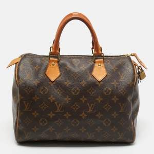 Pre Owned Louis Vuitton Monogram Canvas Speedy 30 Bag