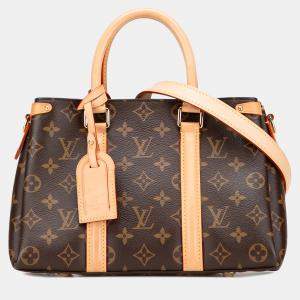 Pre Owned Louis Vuitton Brown Monogram Soufflot BB