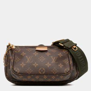 Pre Owned Louis Vuitton Brown Monogram Multi Pochette Accessoires