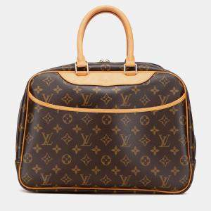 Pre Owned Louis Vuitton Brown Monogram Deauville