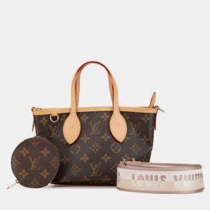 Pre Owned Louis Vuitton  Neverfull BB Monogram Brown Shoulder Bag