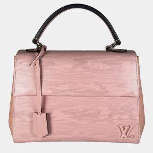 Pre Owned Louis Vuitton Cluny Top Handle Bag Epi Leather BB Rose
