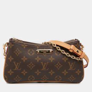 Pre Owned Louis Vuitton Brown Monogram Pochette Liv
