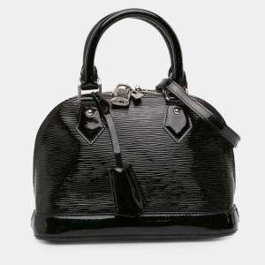 Pre Owned Louis Vuitton Black Electric Epi Alma BB
