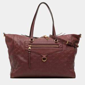Pre Owned Louis Vuitton Burgundy Monogram Empreinte Lumineuse GM