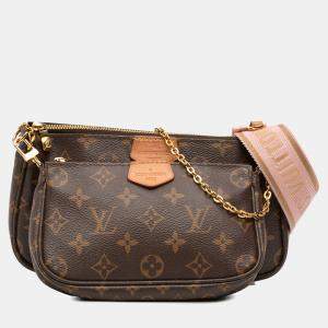 Pre Owned Louis Vuitton Brown Monogram Multi Pochette Accessoires