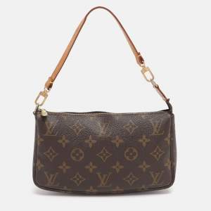 Pre Owned Louis Vuitton Monogram Canvas Pochette Accessoires Bag