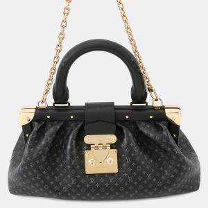 Pre Owned Louis Vuitton Monogramclutch Noir Nanogram
