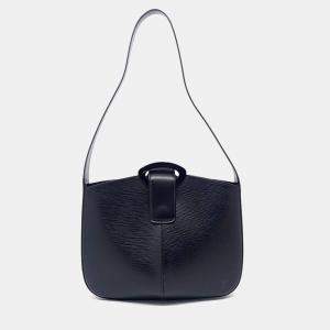 Pre Owned Louis Vuitton Black Leather Epi Le Berry