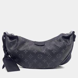 Pre Owned Louis Vuitton Black Canvas Hammock Bag PM