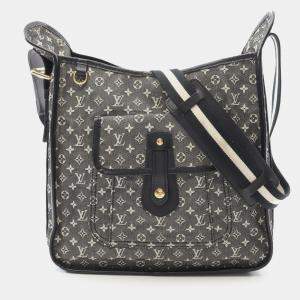 Pre Owned Louis Vuitton Black Monogram Mini Lin Besace Mary Kate