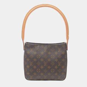 Pre Owned Louis Vuitton Brown Monogram Looping MM