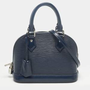 Pre Owned Louis Vuitton Indigo Epi Leather Alma BB Bag