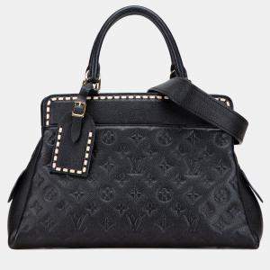 Pre Owned Louis Vuitton Black Monogram Empreinte Vosges MM