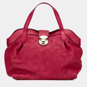 Pre Owned Louis Vuitton Red Monogram Mahina Cirrus PM