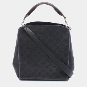 Pre Owned Louis Vuitton Black Mahina Babylone PM