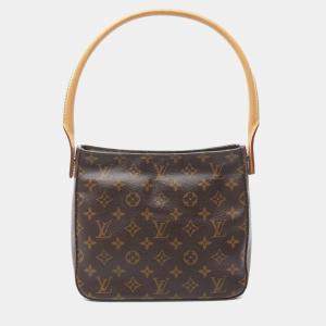 Pre Owned Louis Vuitton Looping  MM Coated Canvas  Shoulder Bag