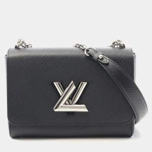 Pre Owned Louis Vuitton Twist MM Black Epi Leather Shoulder Bag