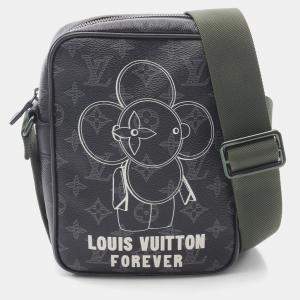 Pre Owned Louis Vuitton Danube PM Limited Edition Vivienne Monogram Eclipse Shoulder Bag