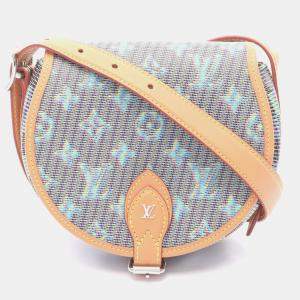 Pre Owned Louis Vuitton LV Pop Tambourin Multicolour Coated Canvas, Leather Shoulder Bag
