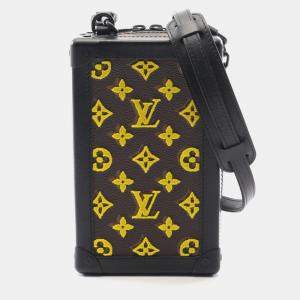 Pre Owned Louis Vuitton Tuffetage Vertical Soft Trunk Monogram Canvas Shoulder Bag
