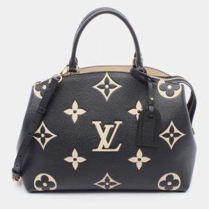 مملوكة مسبقًا Louis Vuitton Petite Palais Black Empriente Leather Satchel Bag