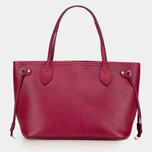 Pre Owned Louis Vuitton Pink Epi Neverfull PM