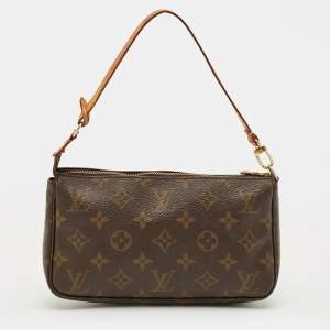 Pre Owned Louis Vuitton Monogram Canvas Pochette Accessoires